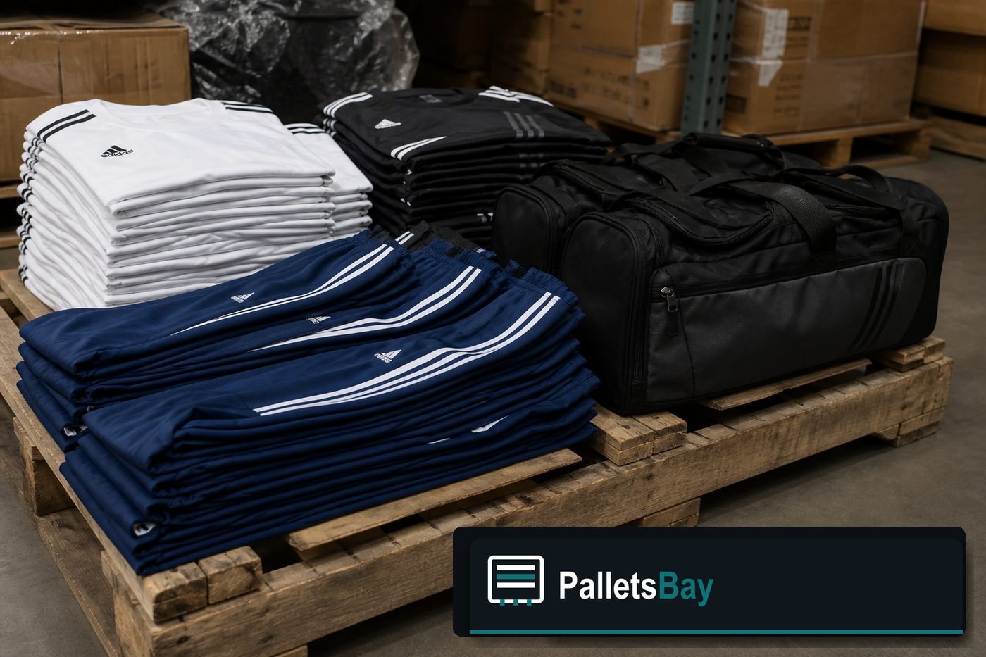 Adidas Clothing Pallets — Second pallet angle