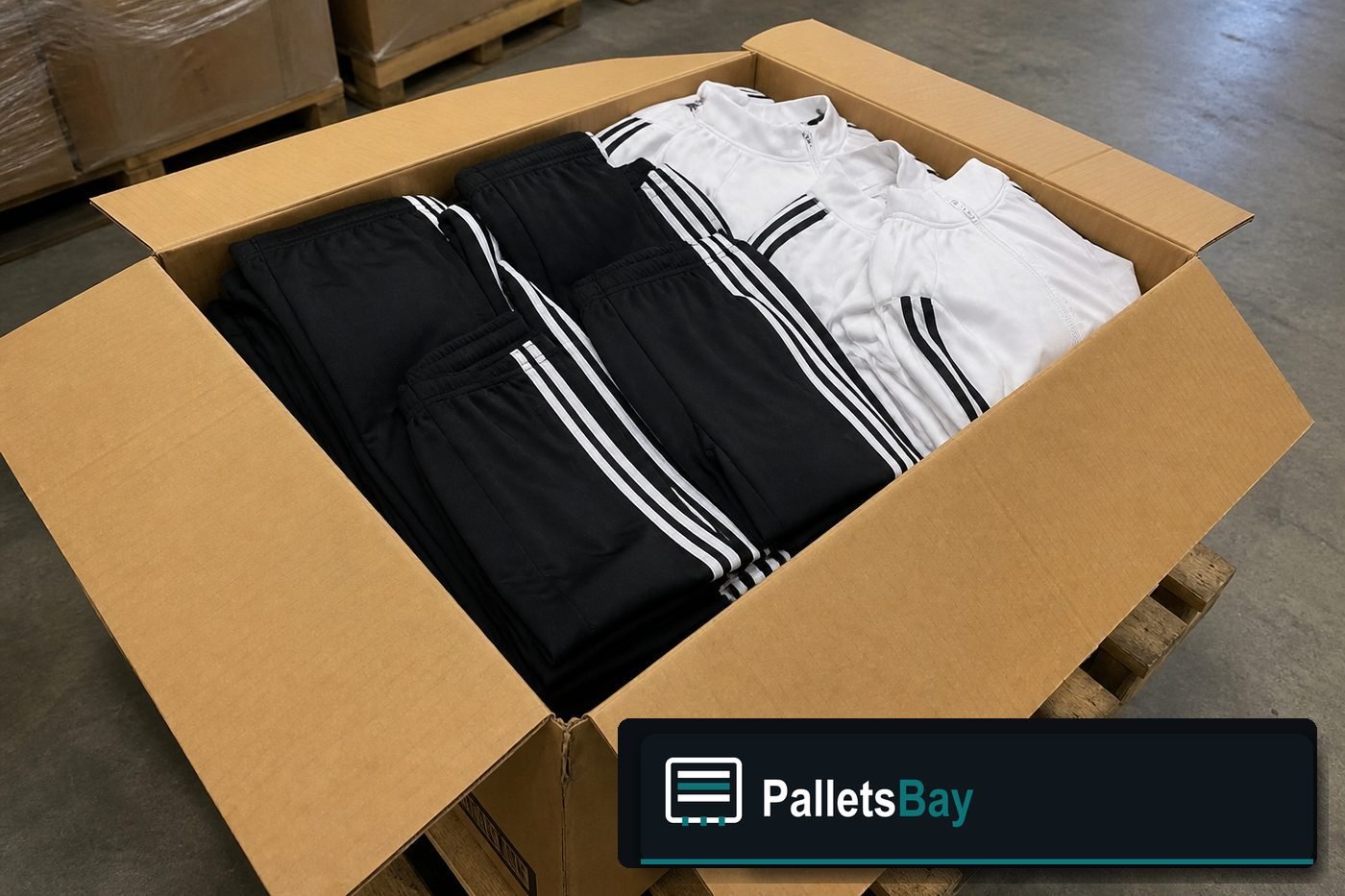 Adidas Clothing Pallets — Contents / packed goods detail