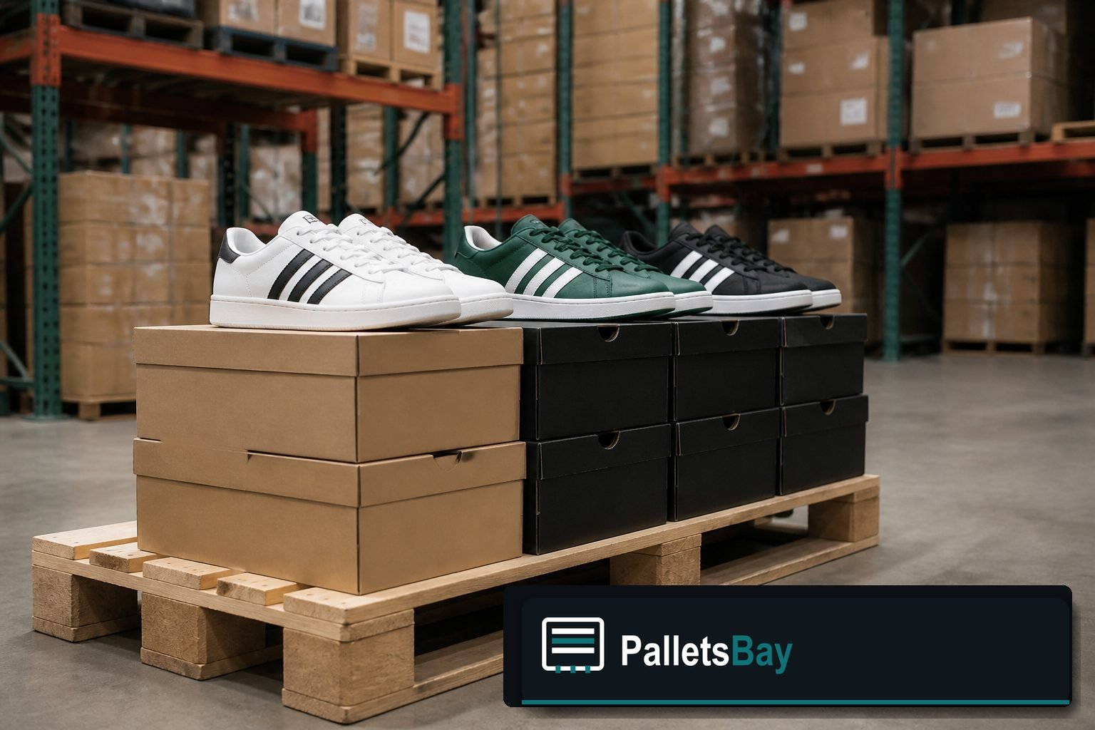 Adidas Shoe Pallets — Second pallet angle