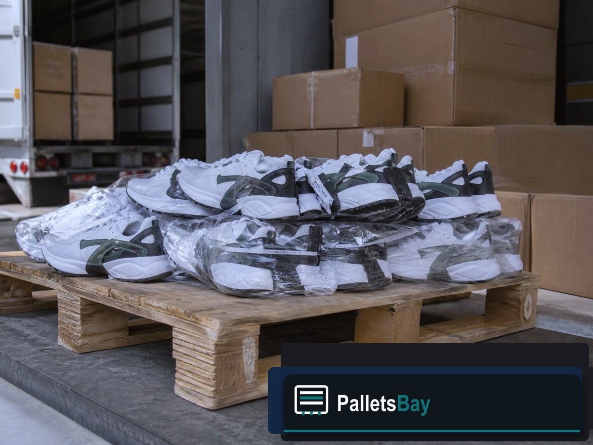 Adidas Shoe Pallets — Dock staging before freight
