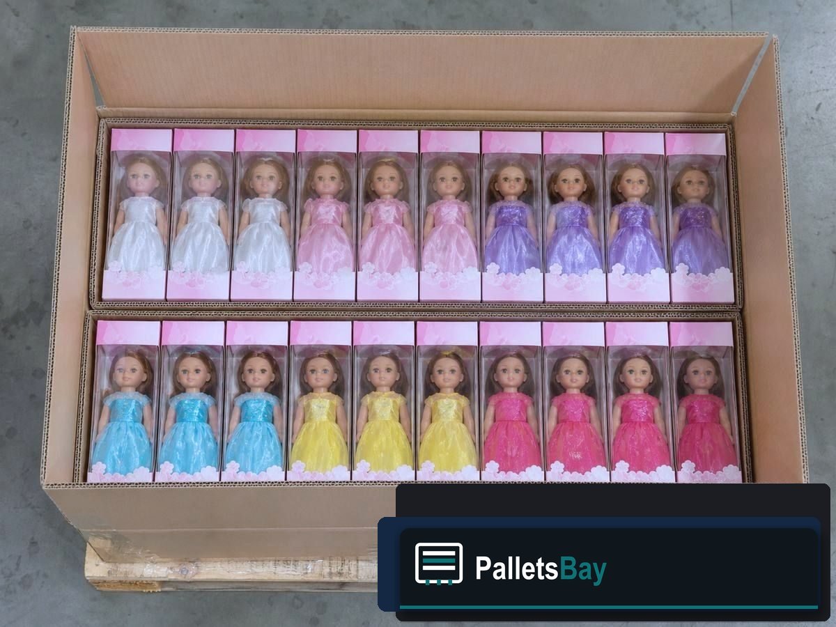 Barbie Pallets — Dock staging before freight