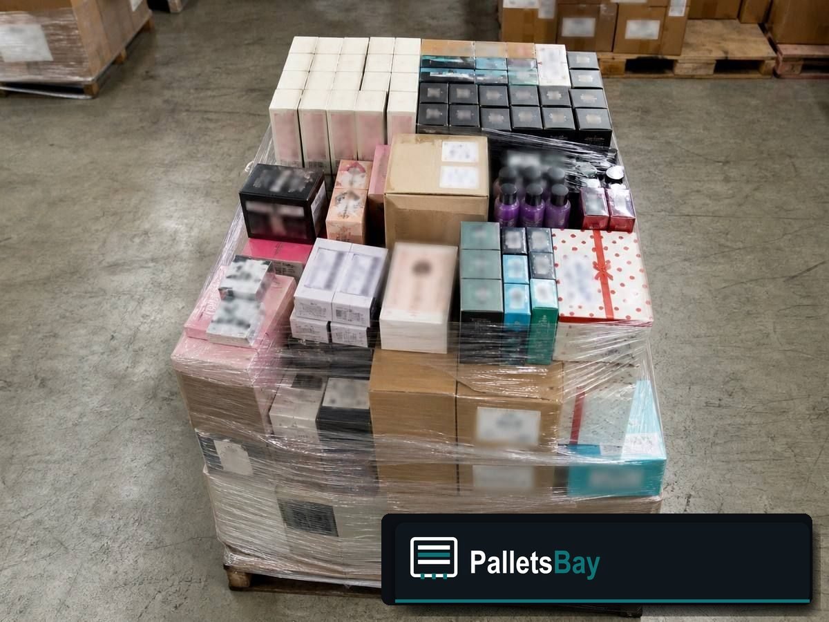 Beauty Pallets — Pallet inventory close-up