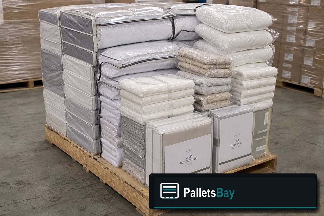 Bedding Pallets — Full pallet view