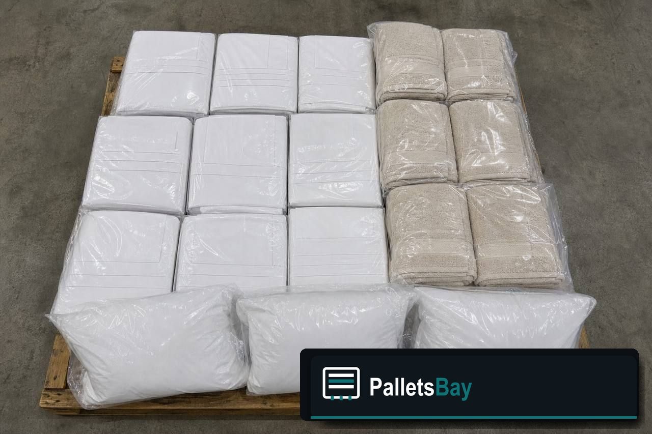Bedding Pallets — Pallet inventory close-up