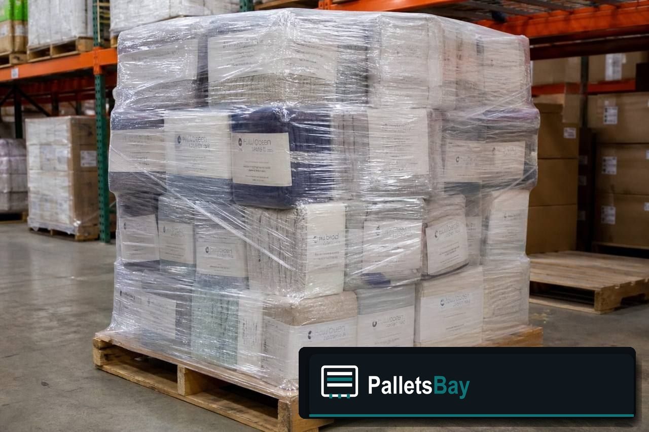 Bedding Pallets — Warehouse / shipping context