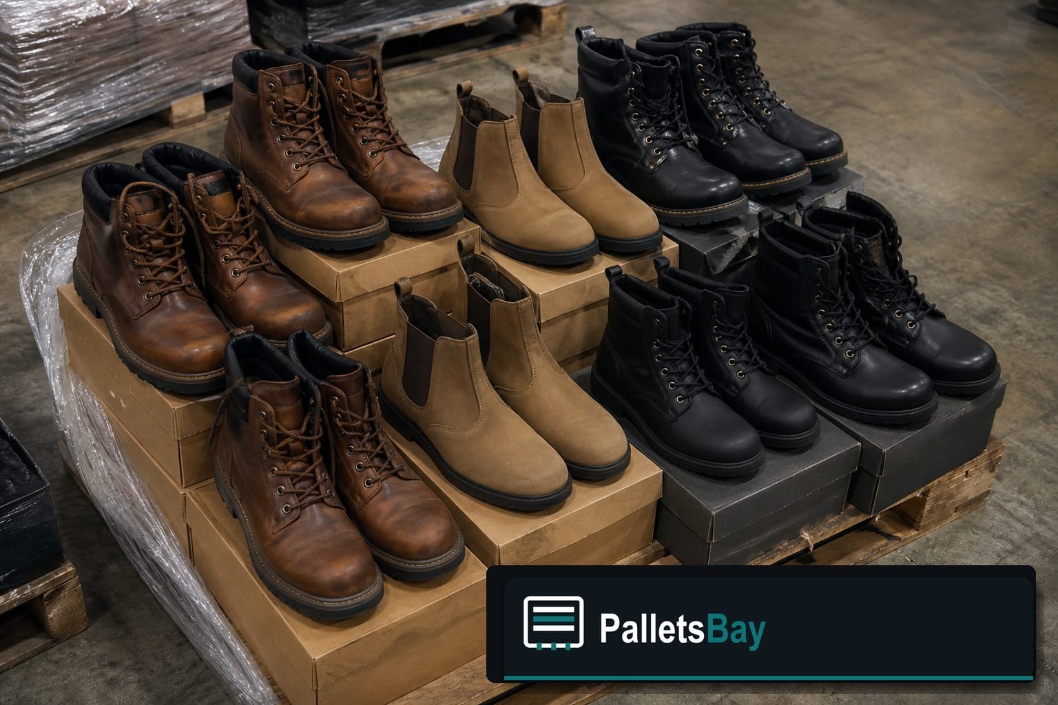Boots Pallets — Full pallet view