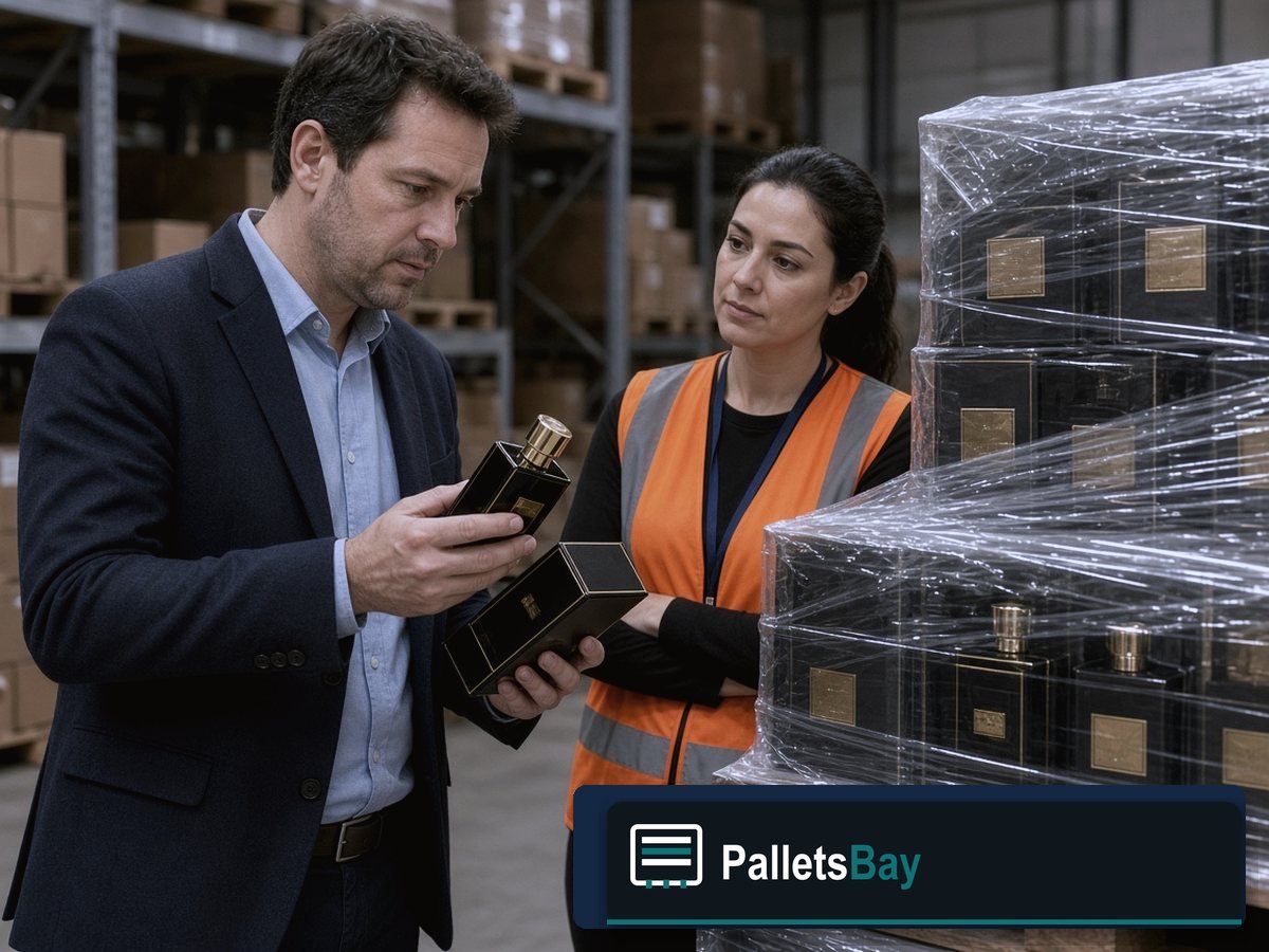 Burberry Perfume Pallets — Client walkthrough with staff