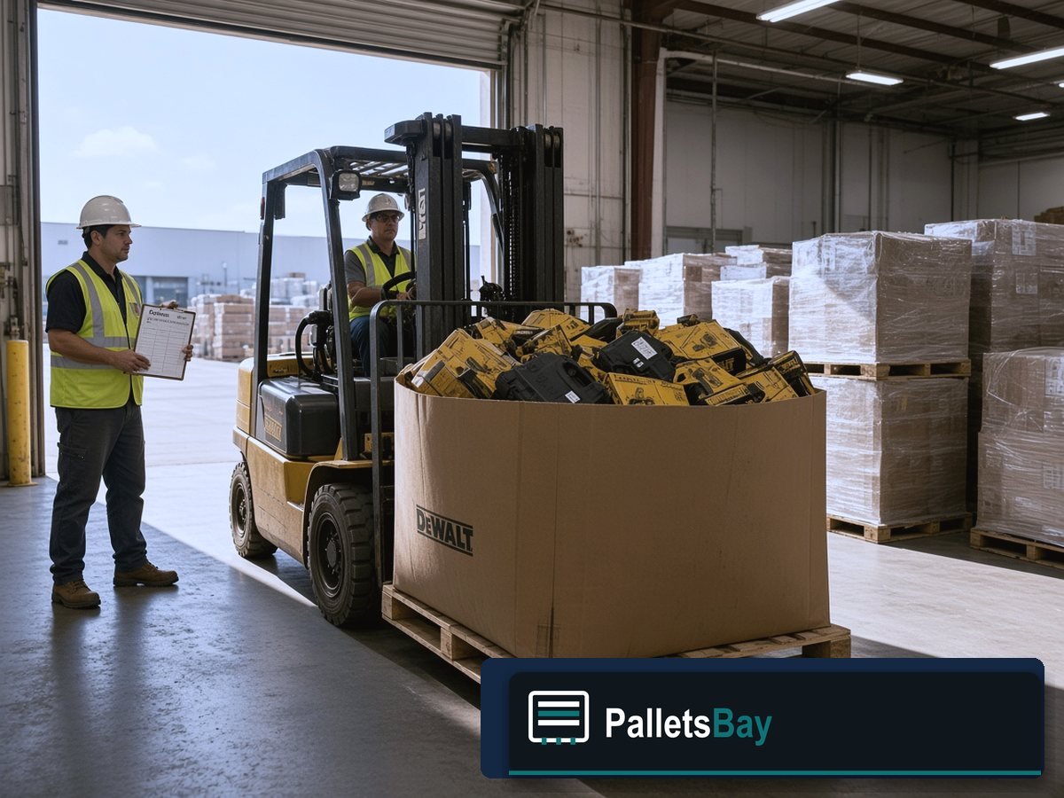 Contractor Tool Liquidation Pallets — Pallet packing — trust-first view