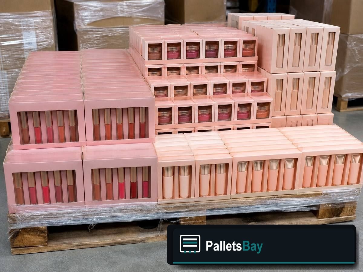 Cosmetics Pallets — Full pallet view