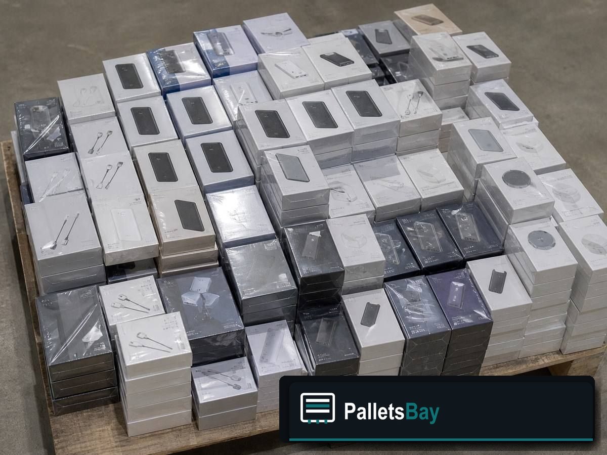 Customer Return Electronics Pallets — Second pallet angle