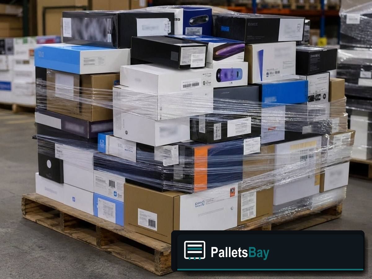 Customer Return Electronics Pallets — Contents / packed goods detail