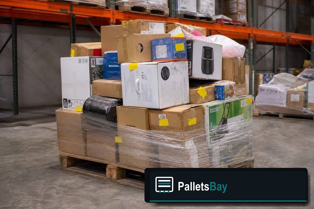 Customer Return Merchandise Pallets — Full pallet view