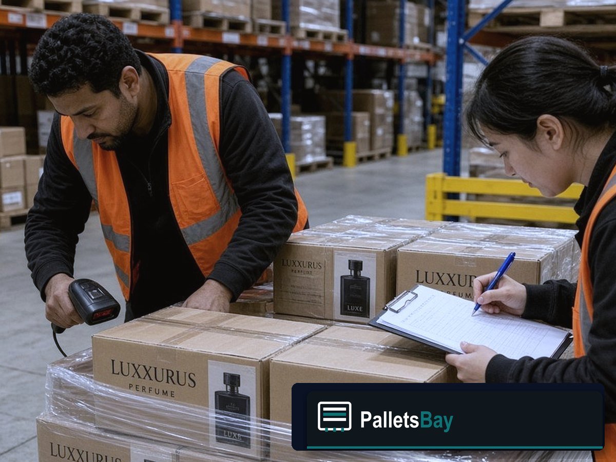 Designer & Arabic Perfume Pallets — Floor ops — merchandise class as packed