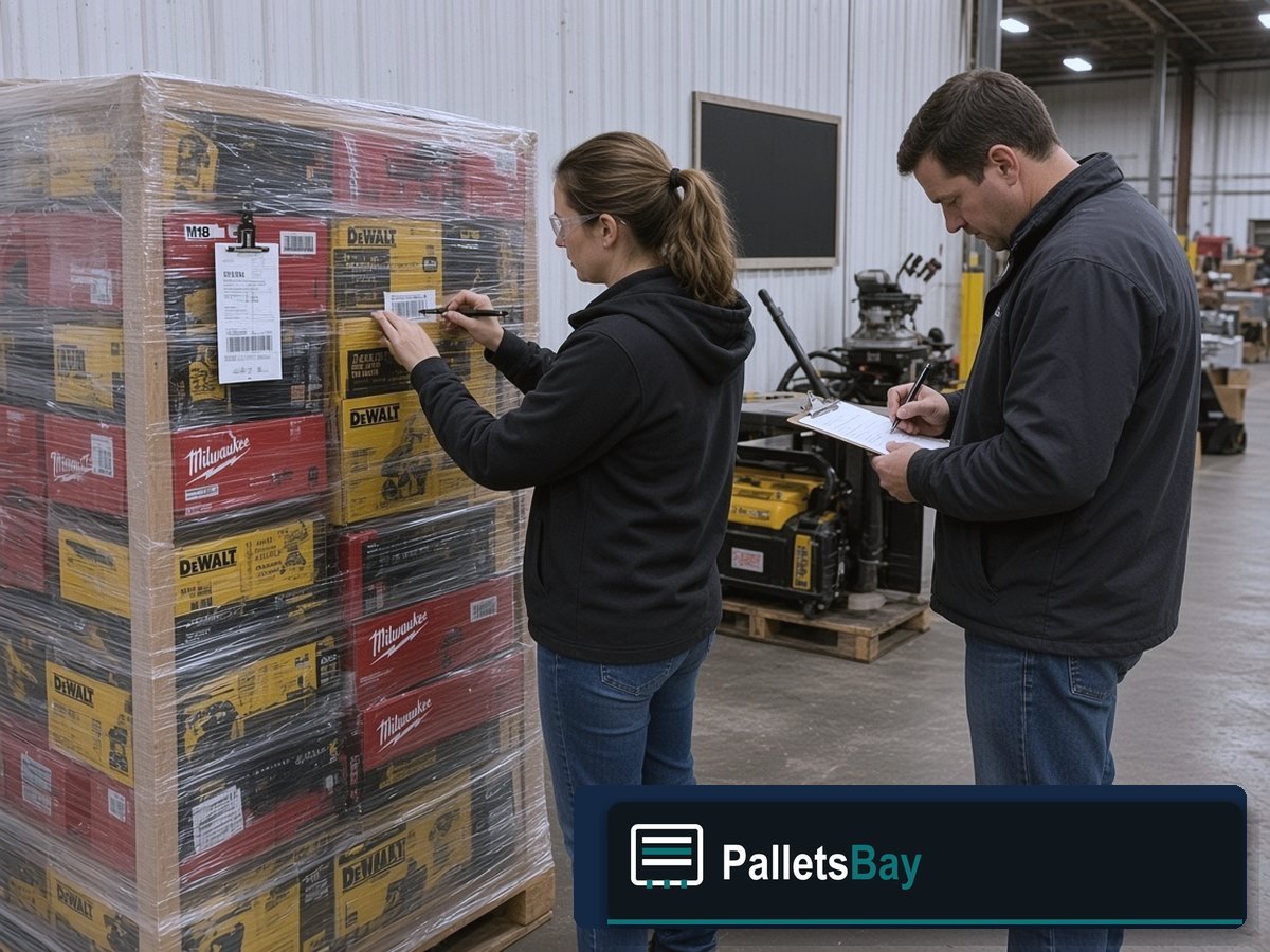 DeWalt Cordless Tool Pallets — Assorted units from this listing