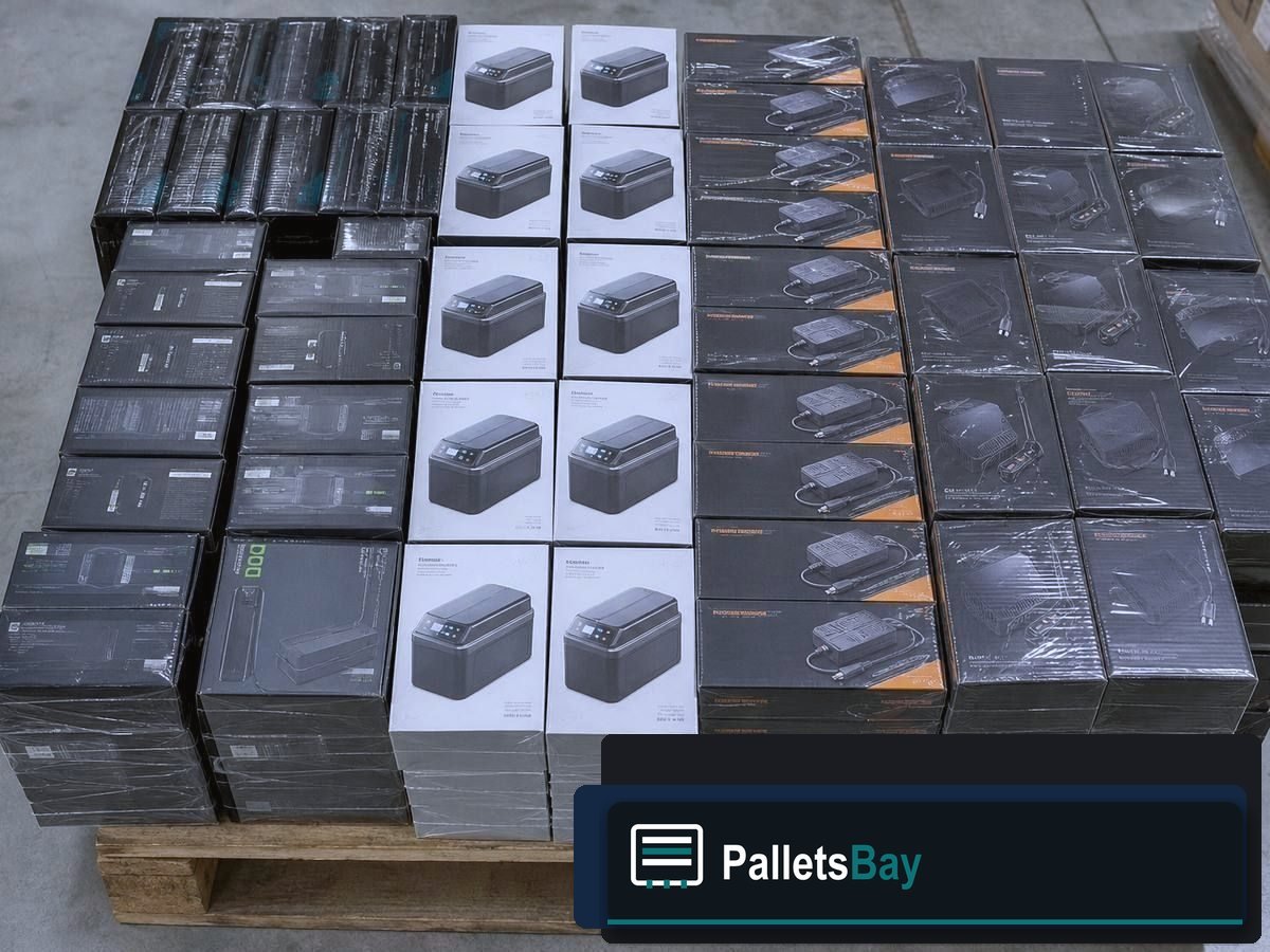 DeWalt Return Pallets — Dock staging before freight