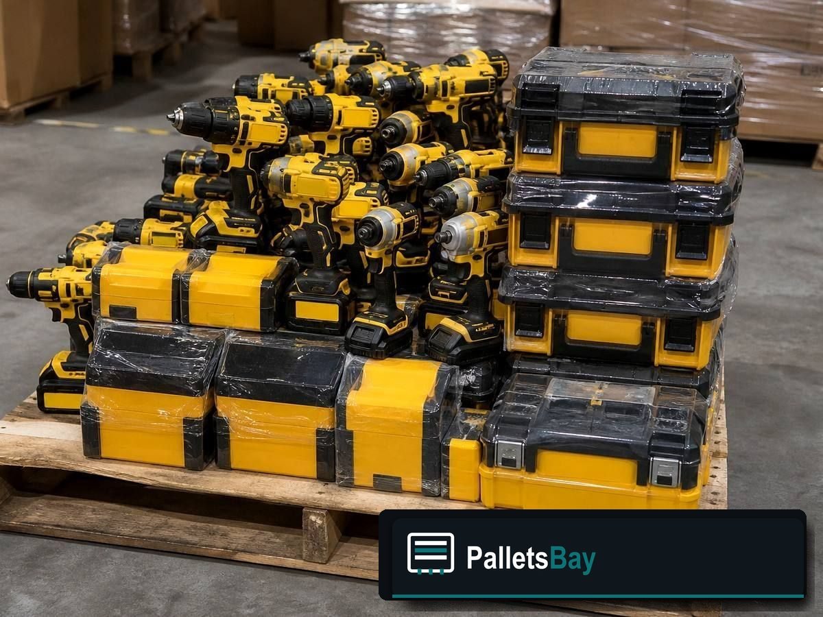 DeWalt Tool Pallets — Full pallet view