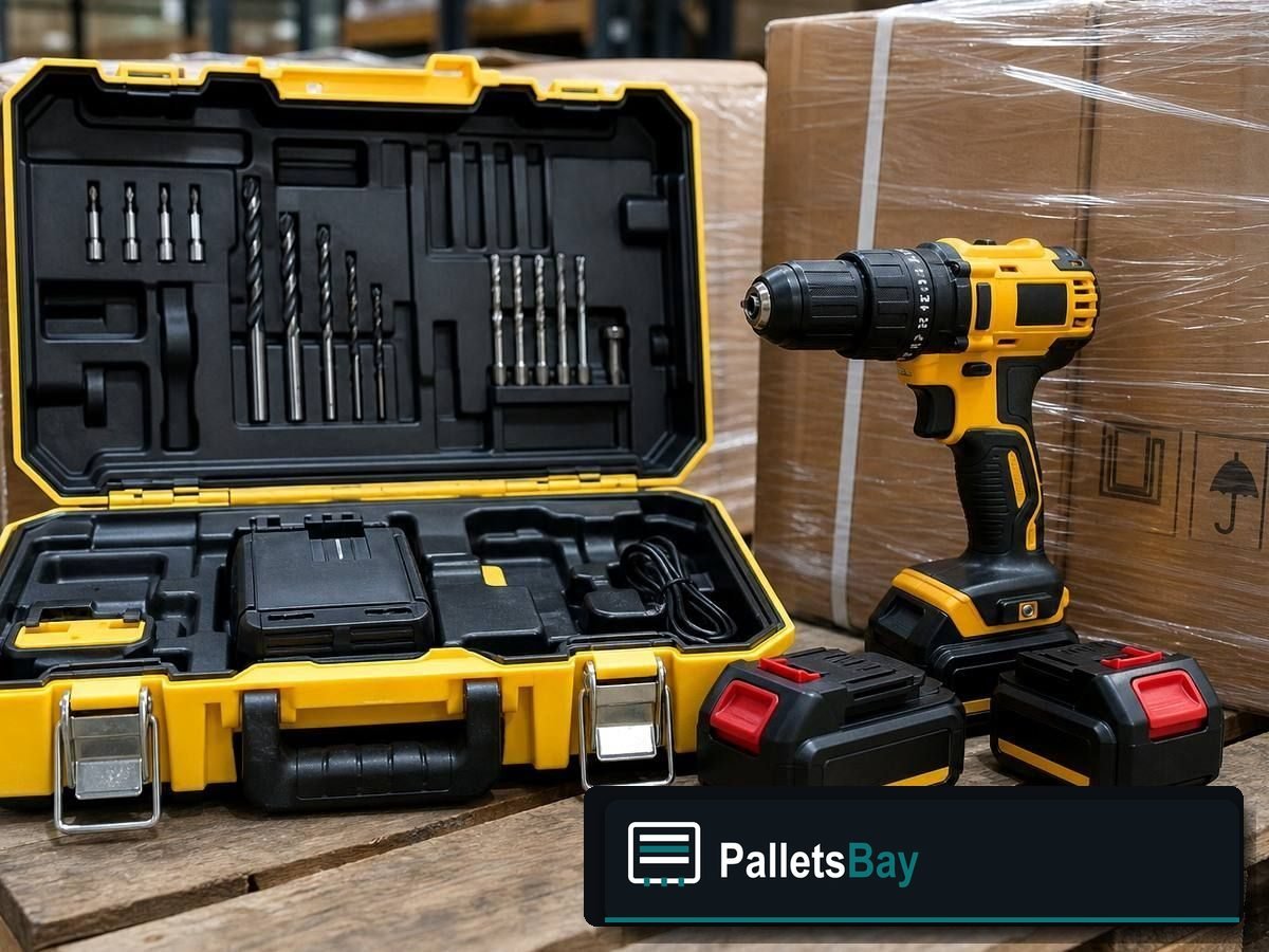 DeWalt Tool Pallets — Pallet inventory close-up