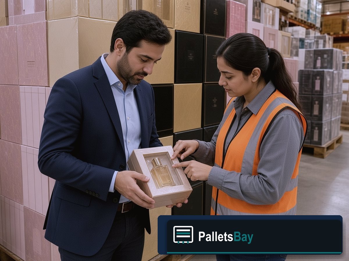 Dior Perfume Pallets — Client walkthrough with staff