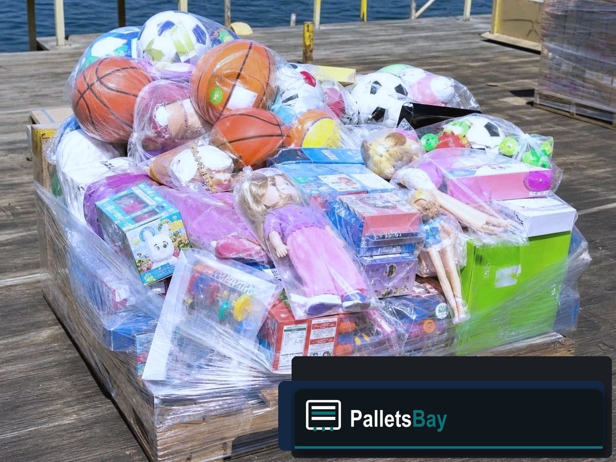 Disney Toy Pallets — Dock staging before freight