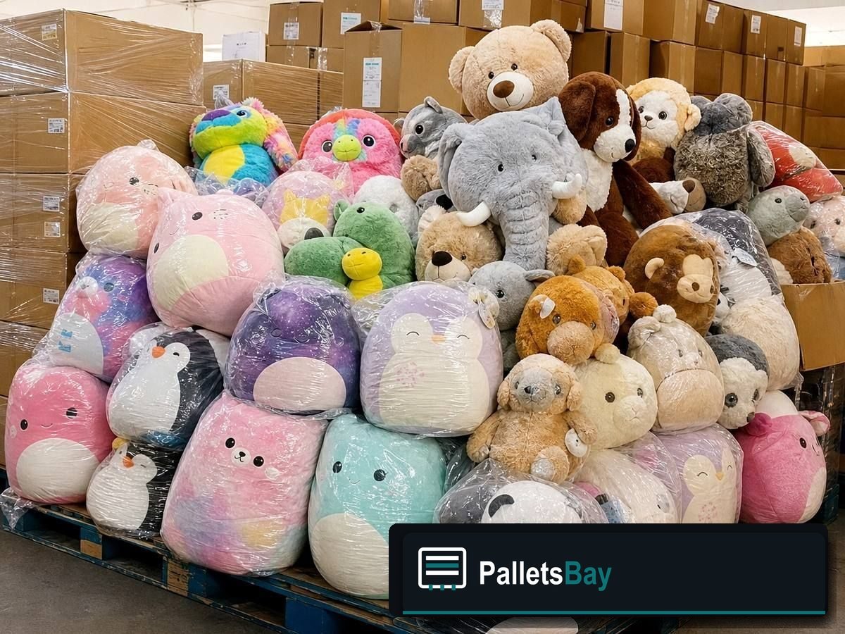 Disney Toy Pallets — Pallet inventory close-up