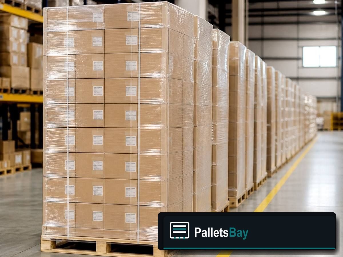 Electronics Liquidation Pallets — Pallet inventory close-up