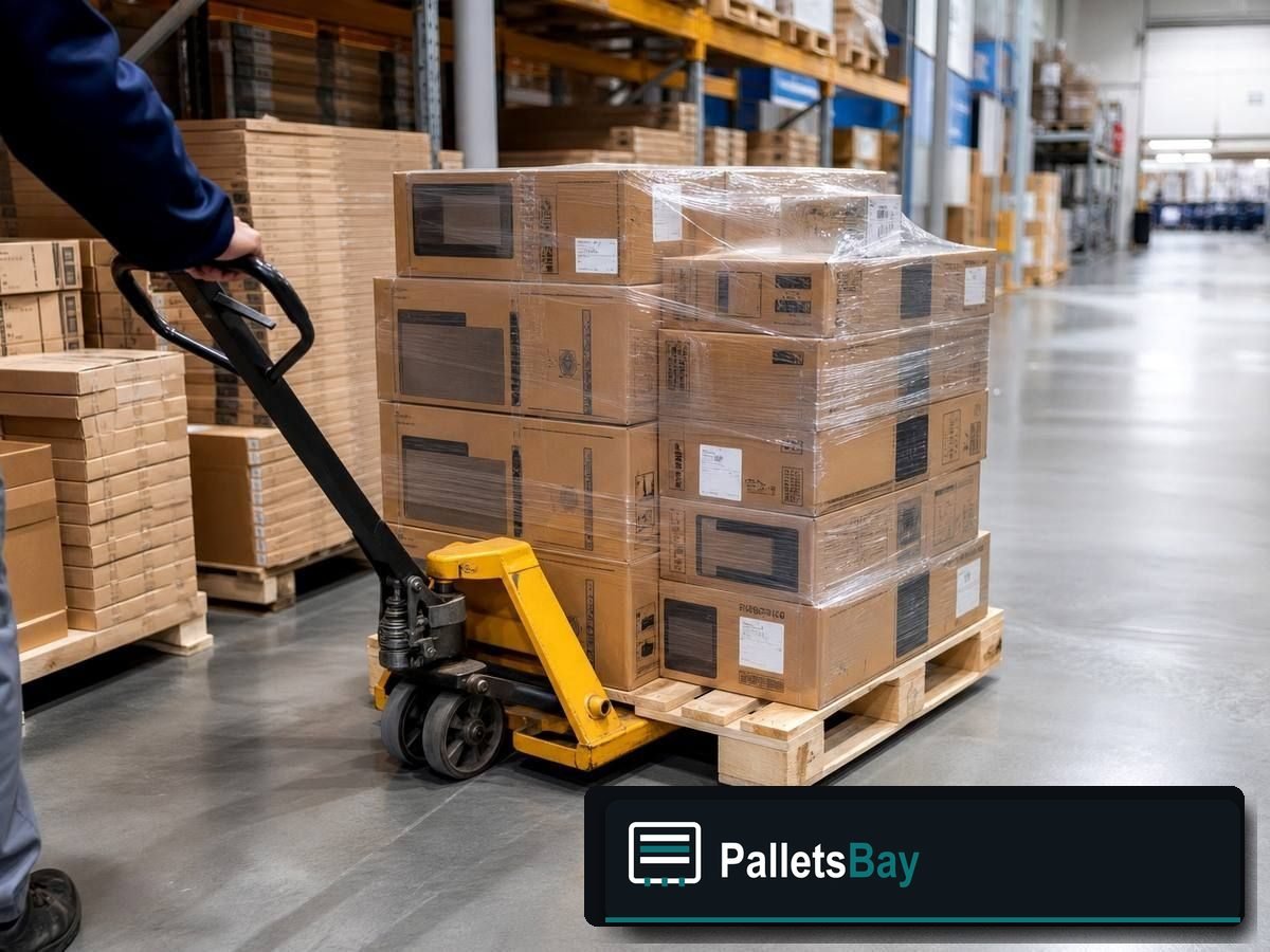 Electronics Liquidation Pallets — Second pallet angle