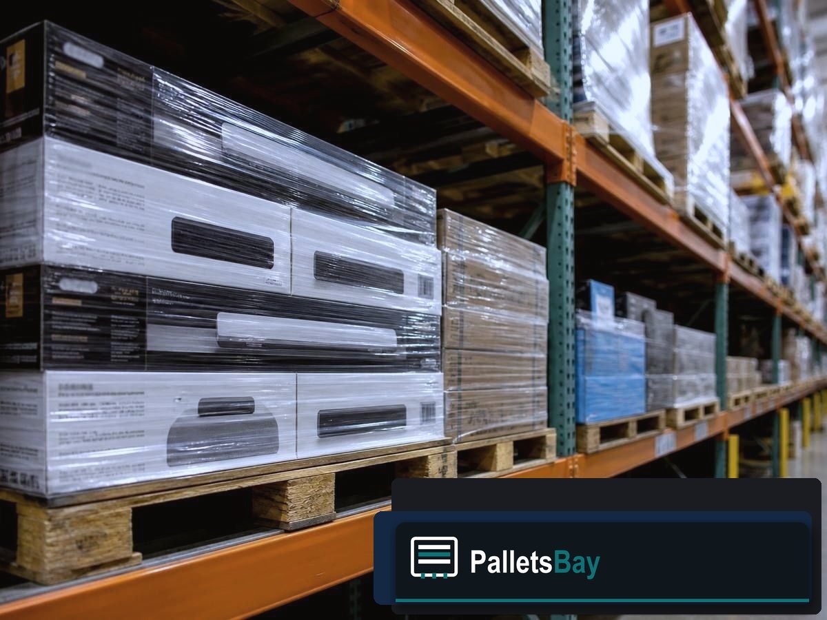 Electronics Pallets — Dock staging before freight