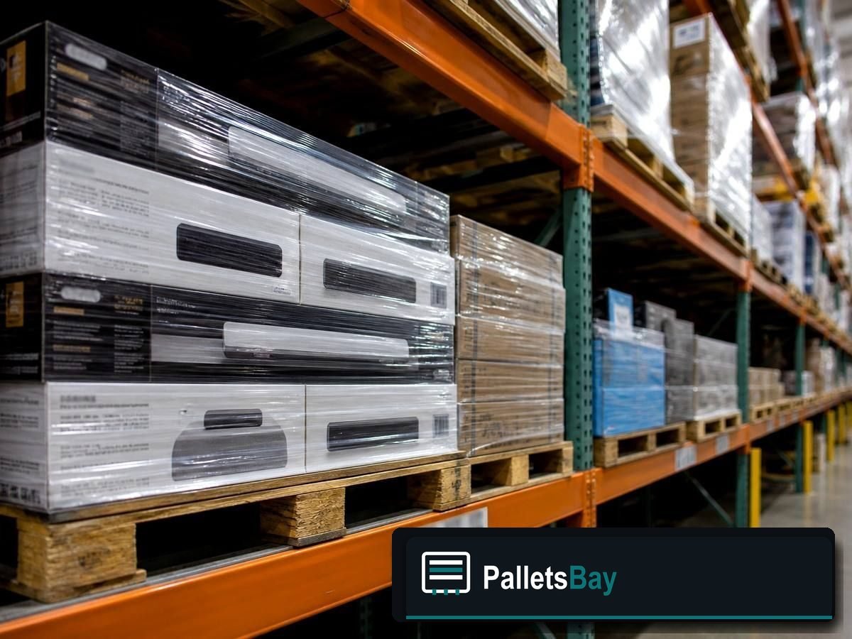 Electronics Pallets — Warehouse / shipping context