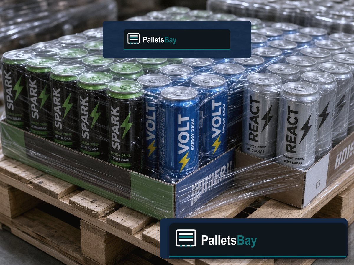 Energy Drink Pallets — Pallet packing — trust-first view
