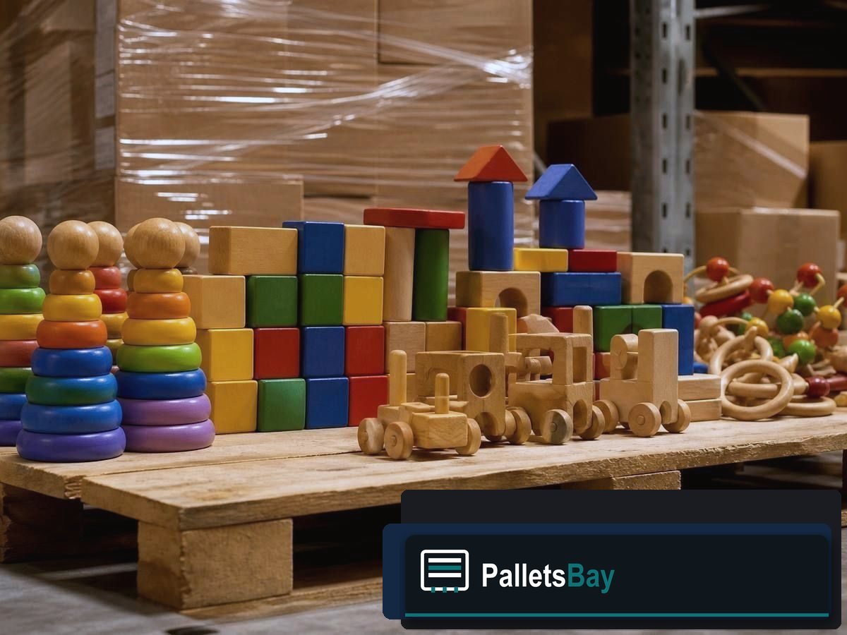 Fisher-Price Pallets — Dock staging before freight