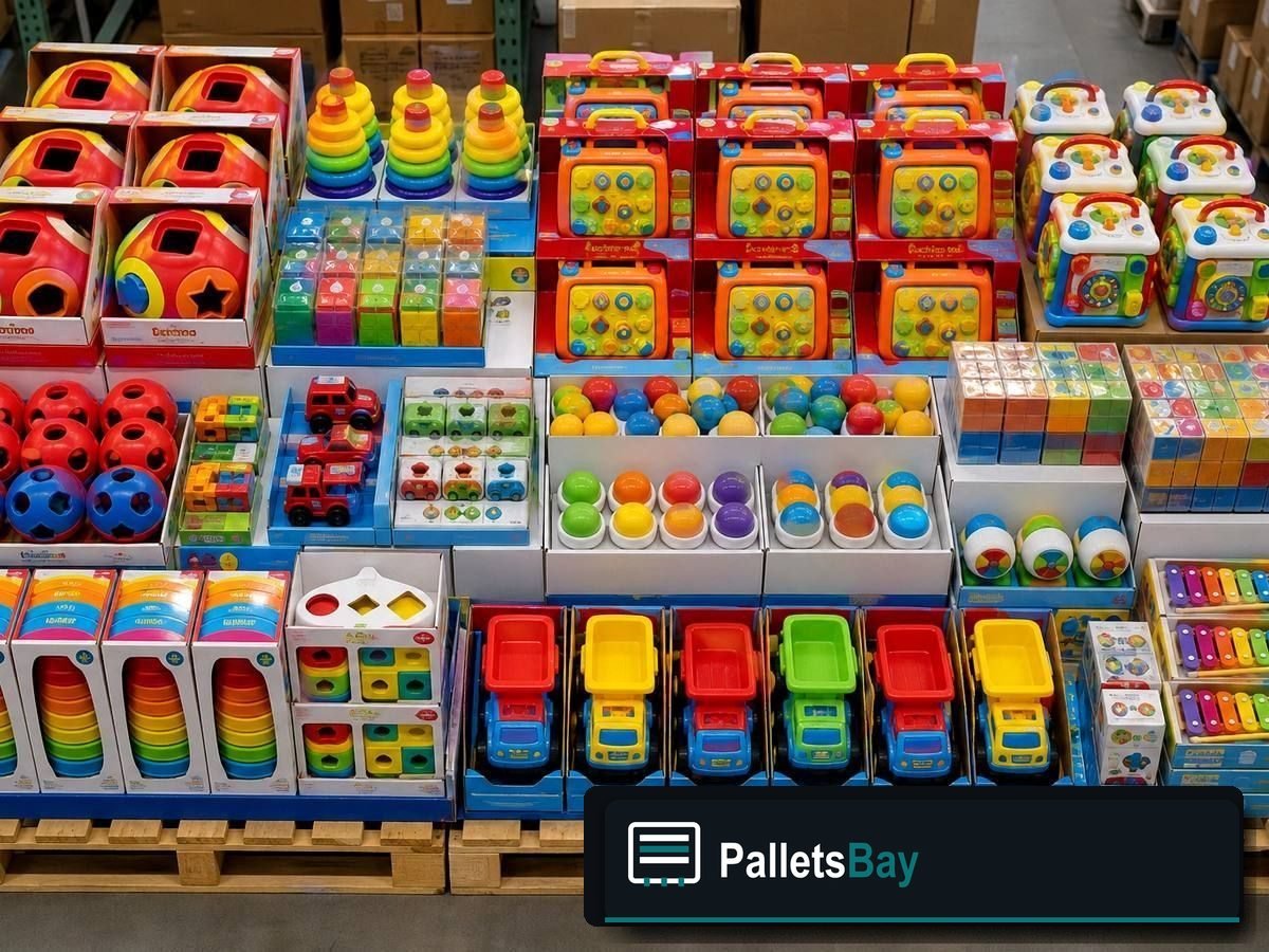Fisher-Price Pallets — Full pallet view