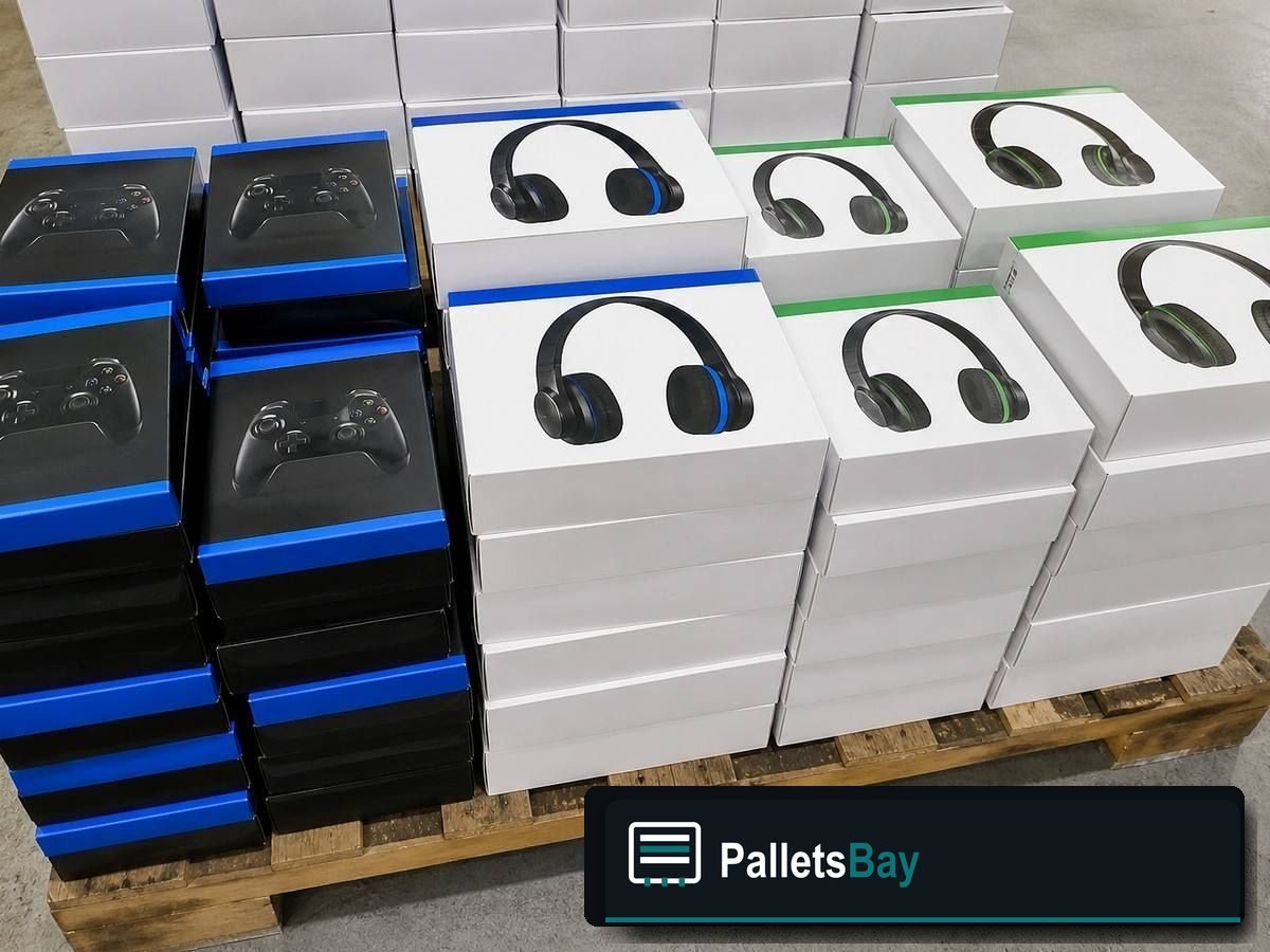 Gaming Electronics Pallets — Contents / packed goods detail