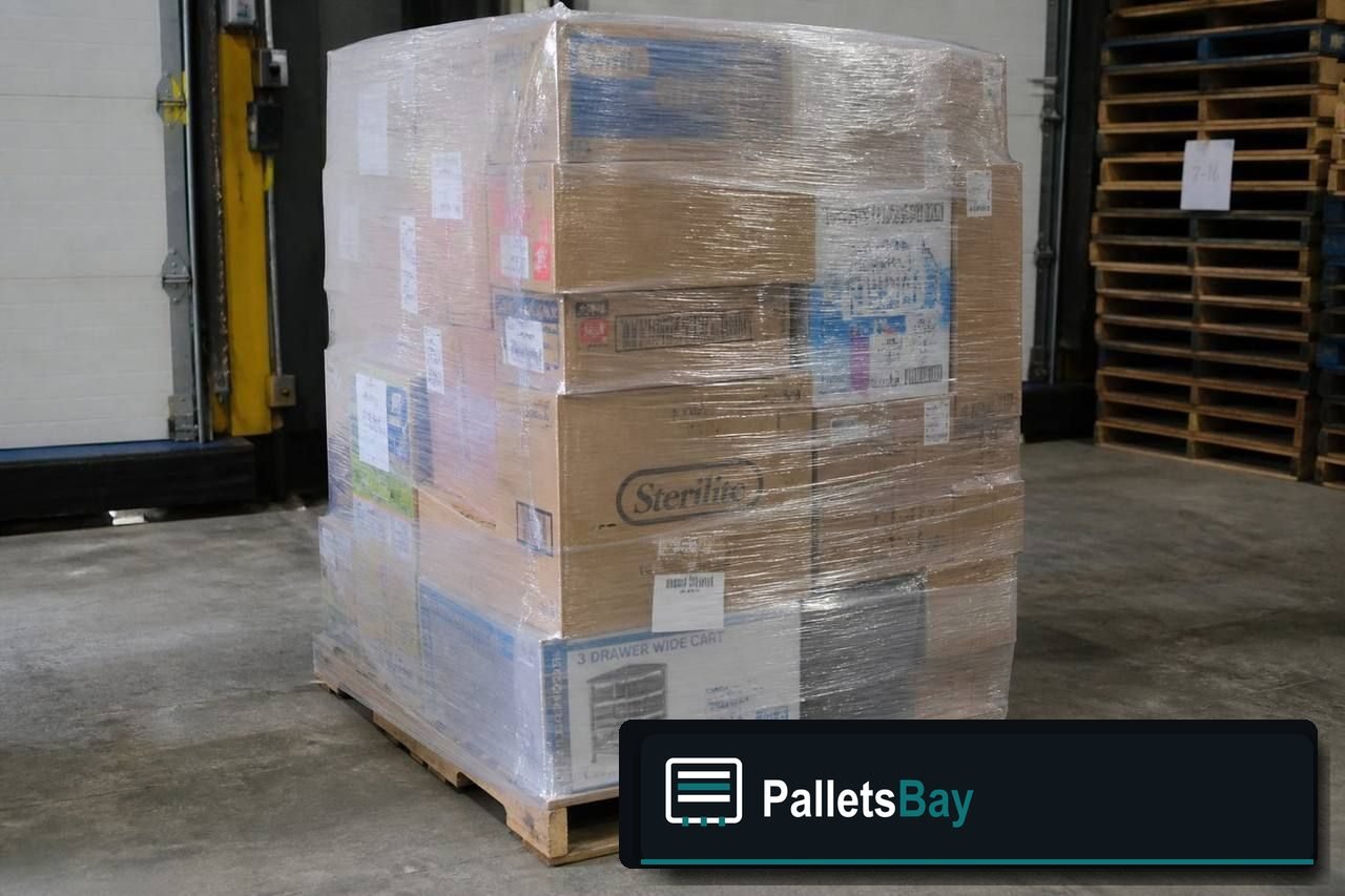 General Merchandise Pallets — Warehouse / shipping context