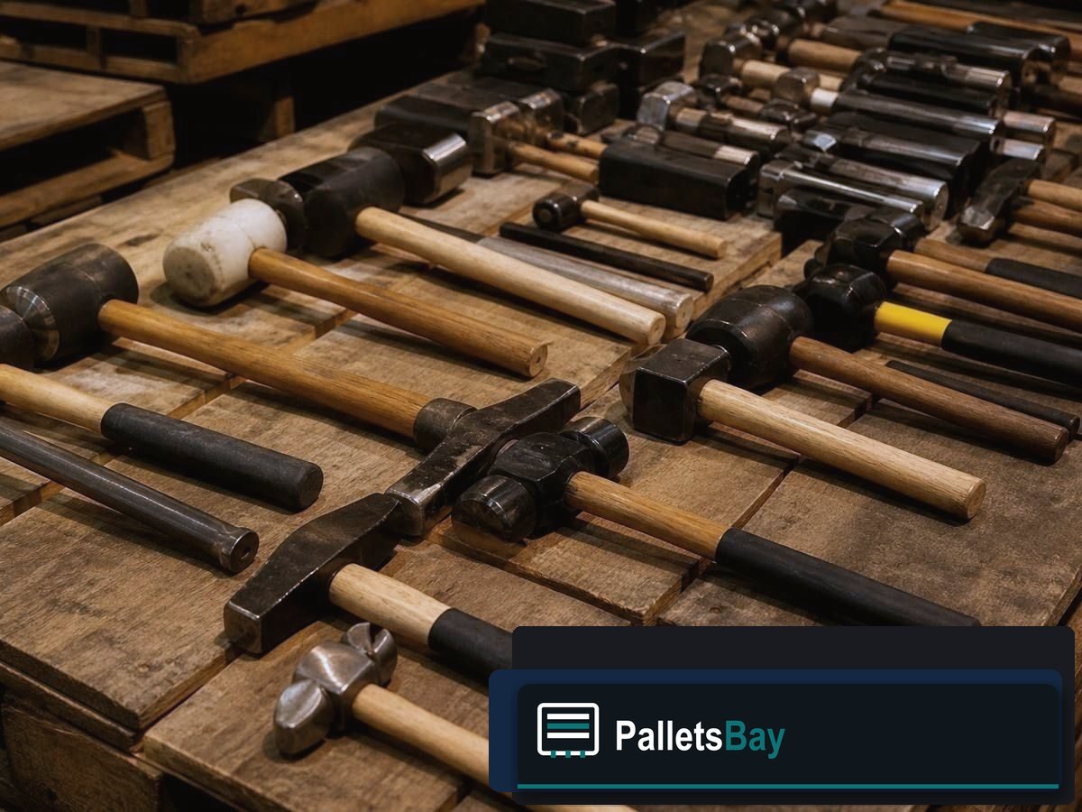 Hand Tool Pallets — Dock staging before freight