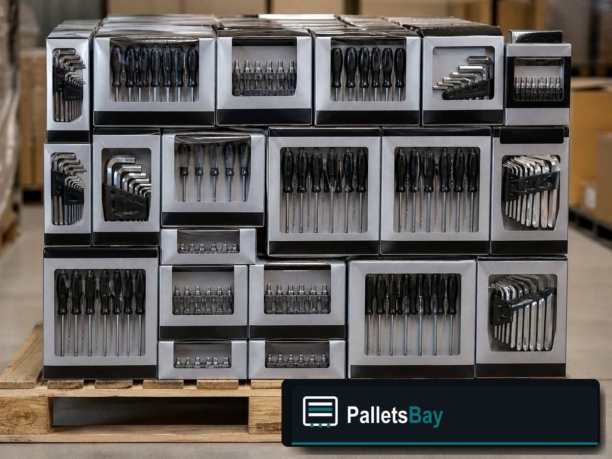Hand Tool Pallets — Pallet inventory close-up