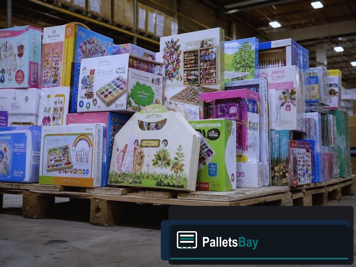 Hasbro Toy Pallets — Dock staging before freight