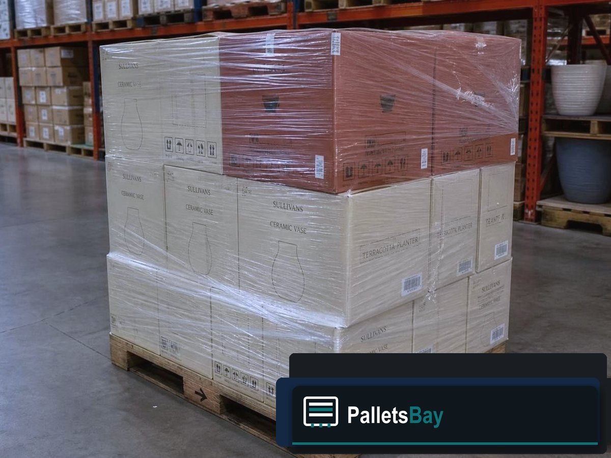 Home Decor Pallets — Dock staging before freight