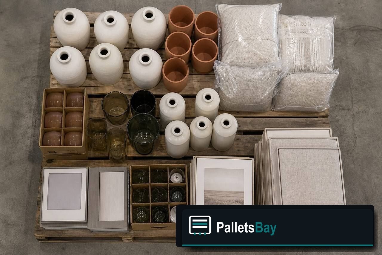 Home Decor Pallets — Pallet inventory close-up