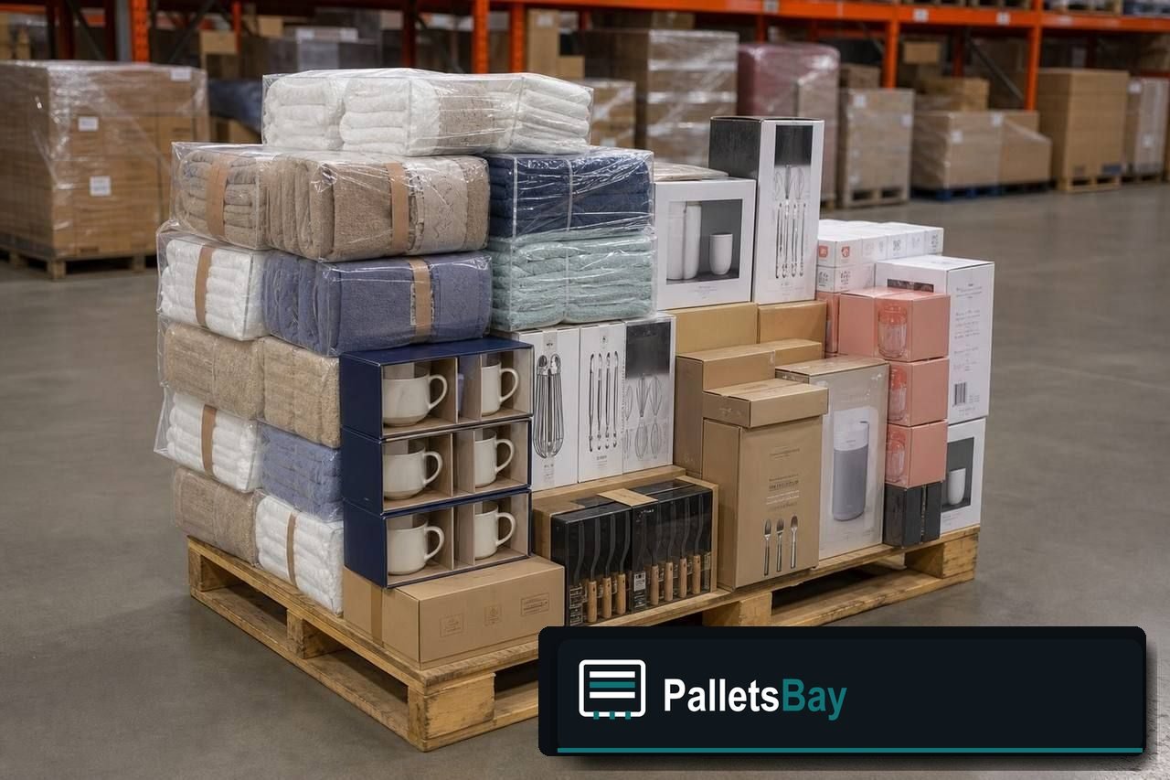Home Goods Pallets — Full pallet view