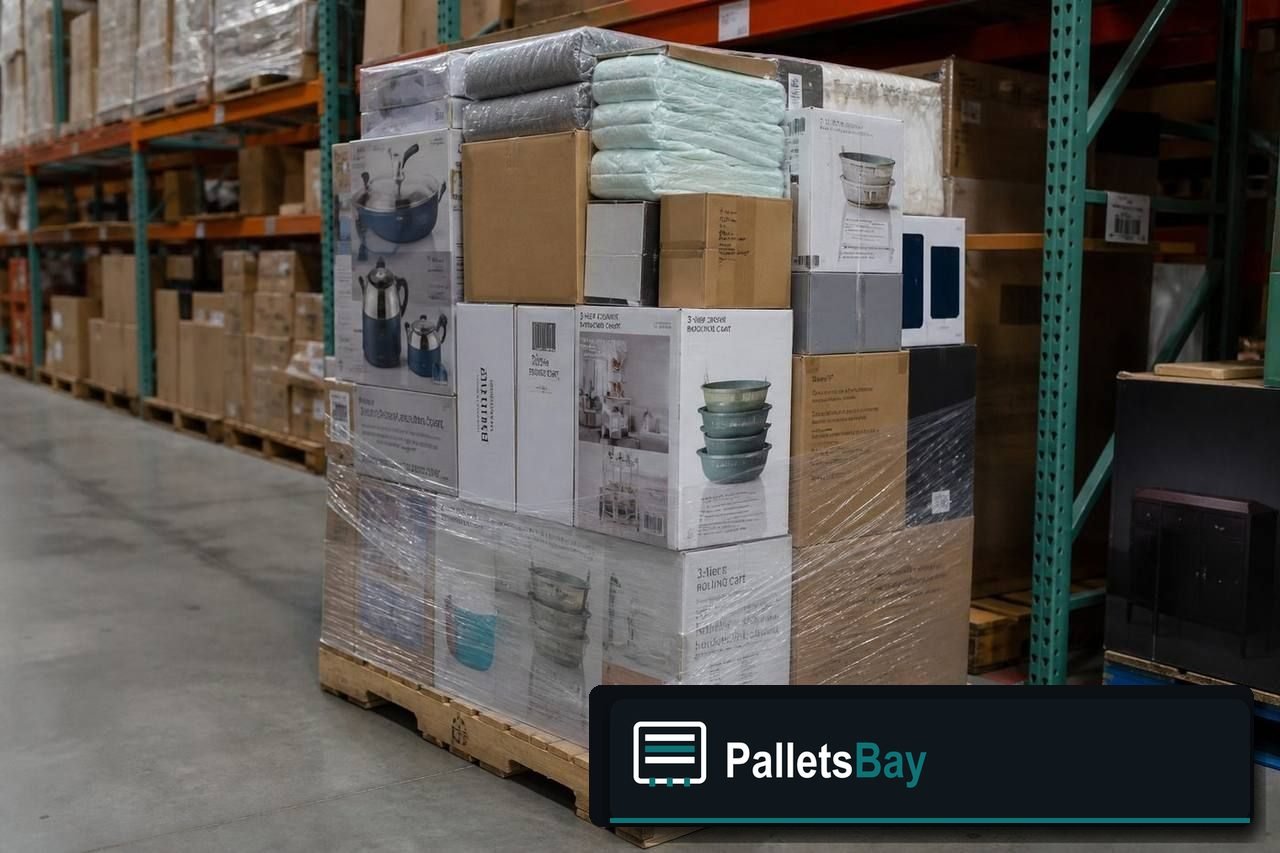 Home Goods Pallets — Second pallet angle