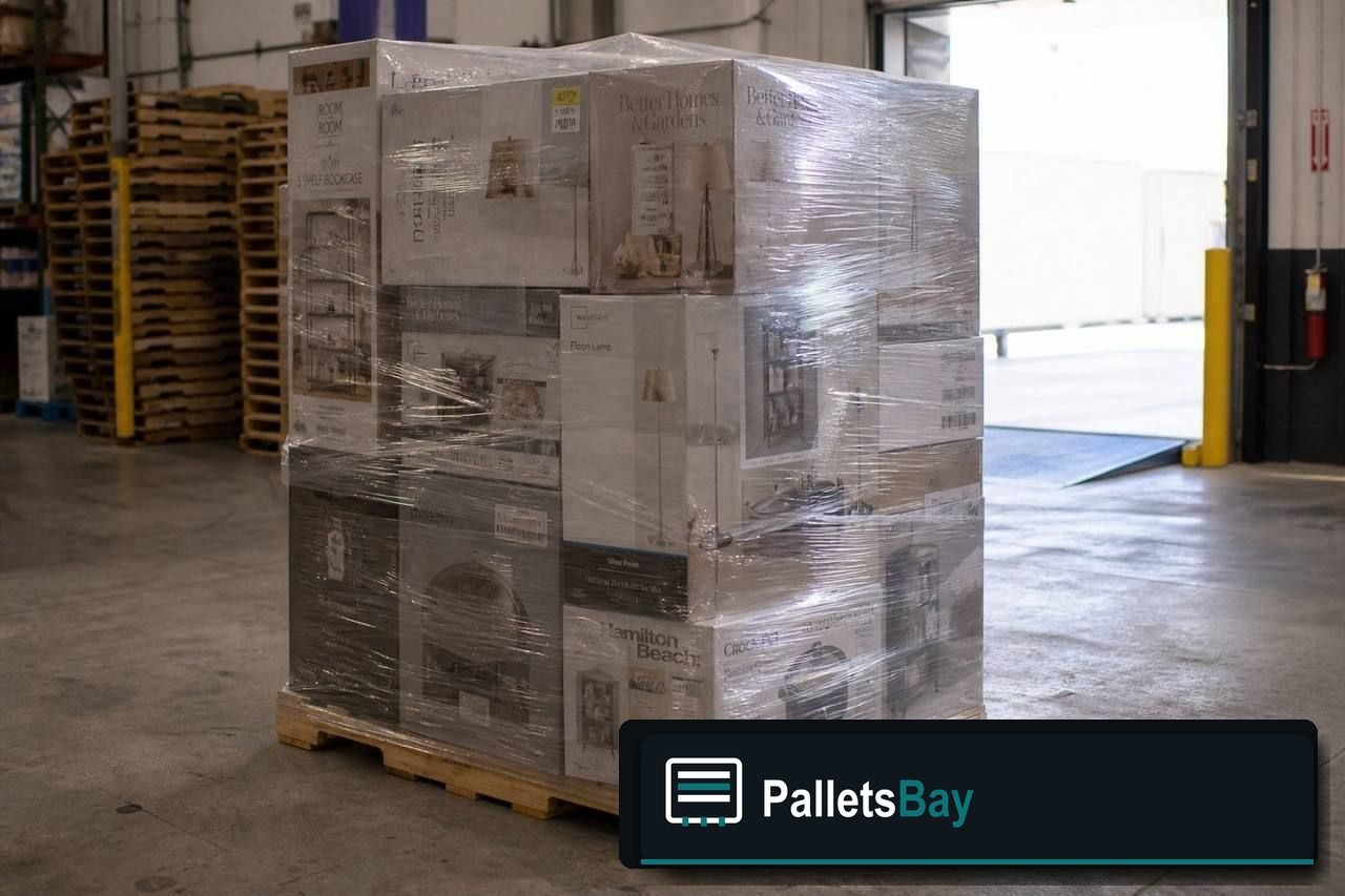 Home Goods Pallets — Warehouse / shipping context