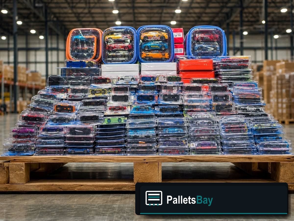 Hot Wheels Pallets — Full pallet view