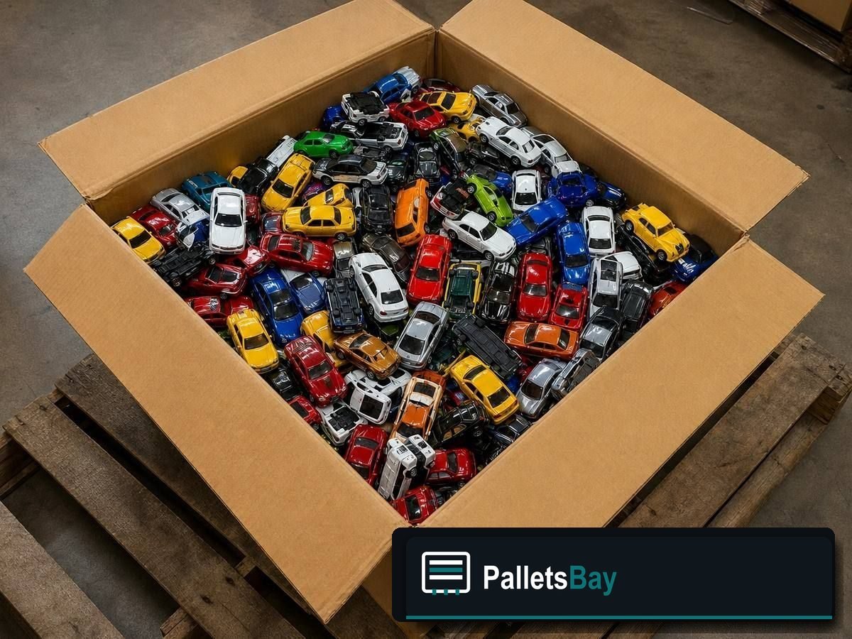 Hot Wheels Pallets — Pallet inventory close-up