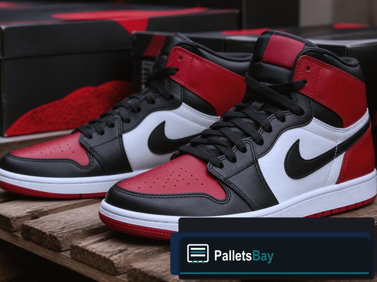 Jordan Shoe Pallets — Assorted units from this listing