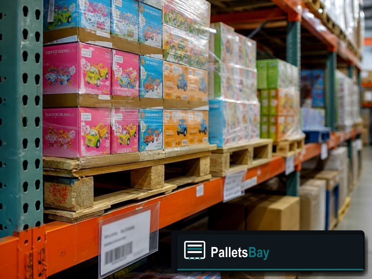 Kids Toy Pallets — Warehouse / shipping context