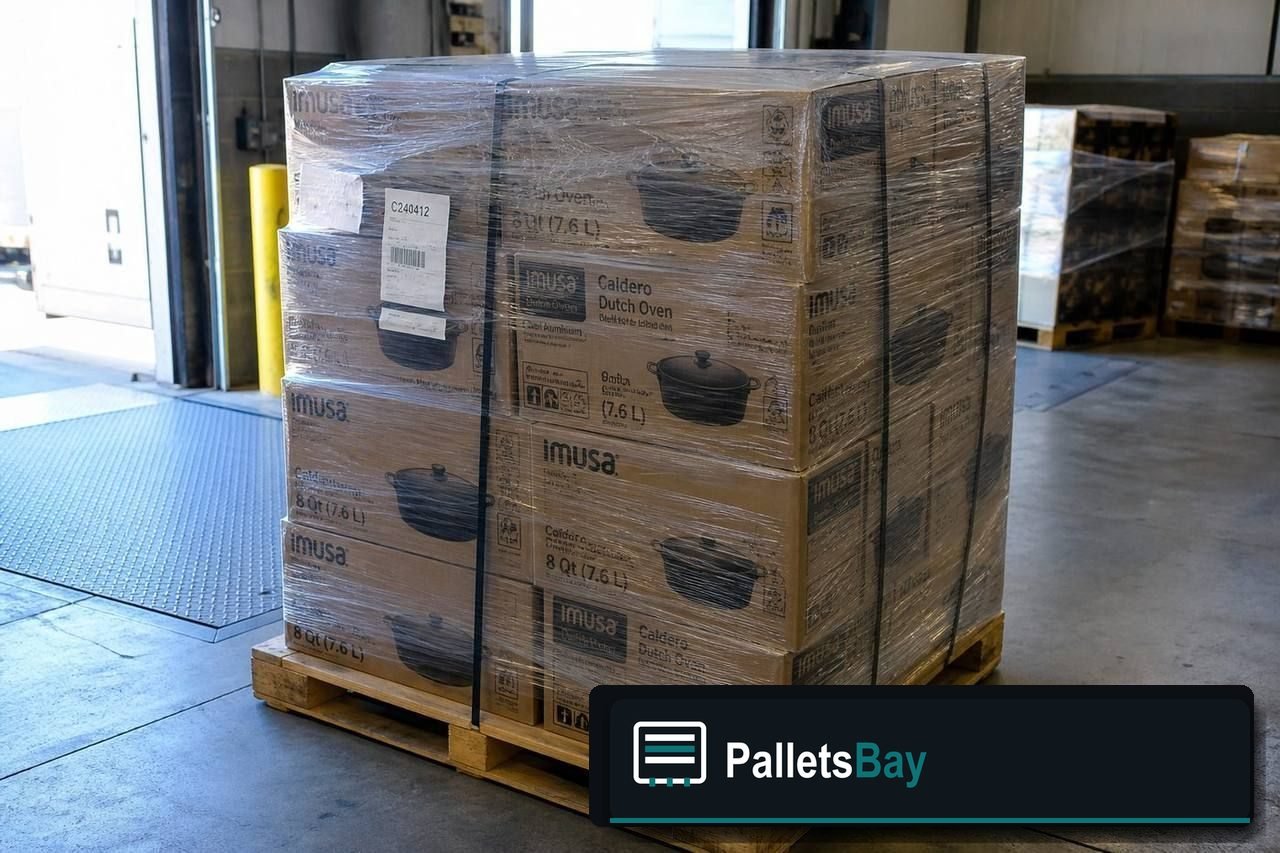Kitchenware Pallets — Warehouse / shipping context