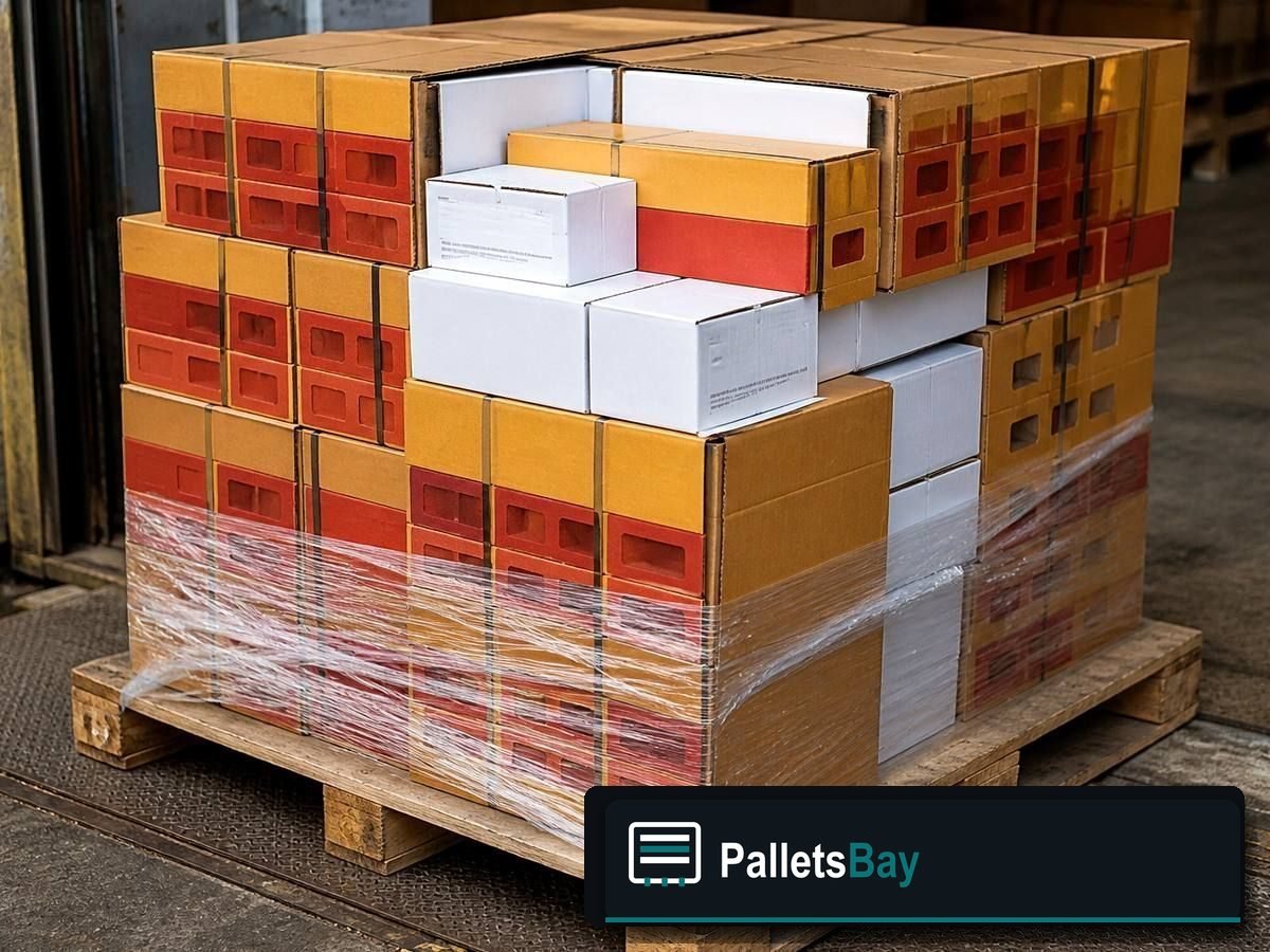 LEGO Liquidation Pallets — Pallet inventory close-up