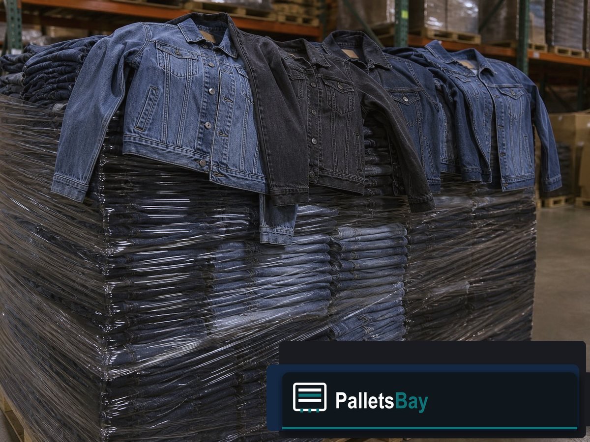 Levi's Pallets — Dock staging before freight