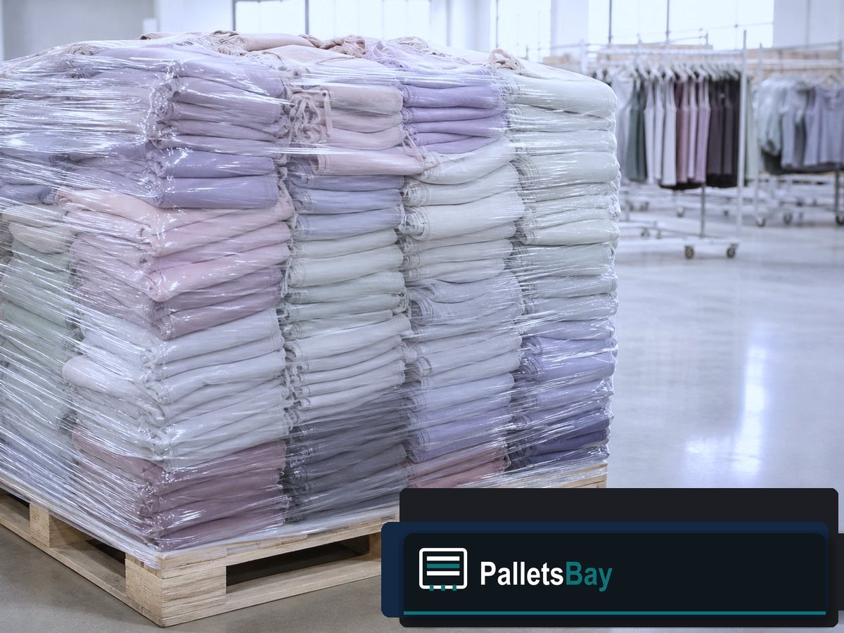 Lululemon Pallets — Dock staging before freight