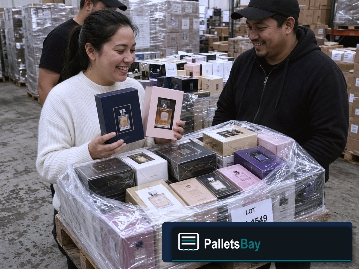 Luxury Mixed Perfume Pallet — LOT LX-1549 — Client walkthrough with staff